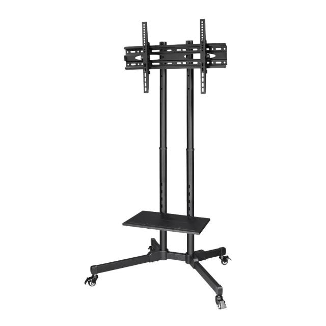 Мобилна стойка Trolley за TV, До 178 см / 70", 600x400, На колела, Черен