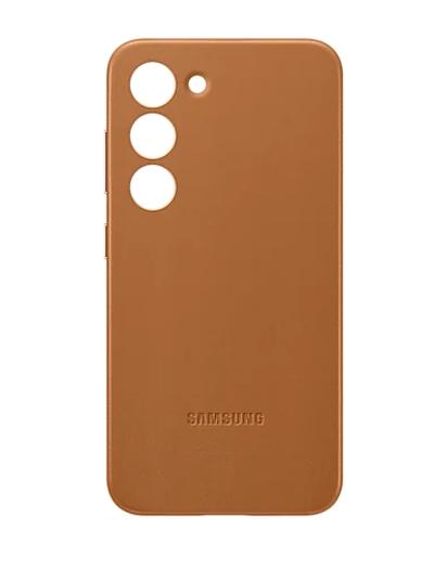 Калъф Samsung S23 S911 Leather Cover, Camel