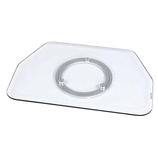 Въртяща се поставка за TV HAMA Rotary, до 107 cm (42"), 60 кг, Прозрачна