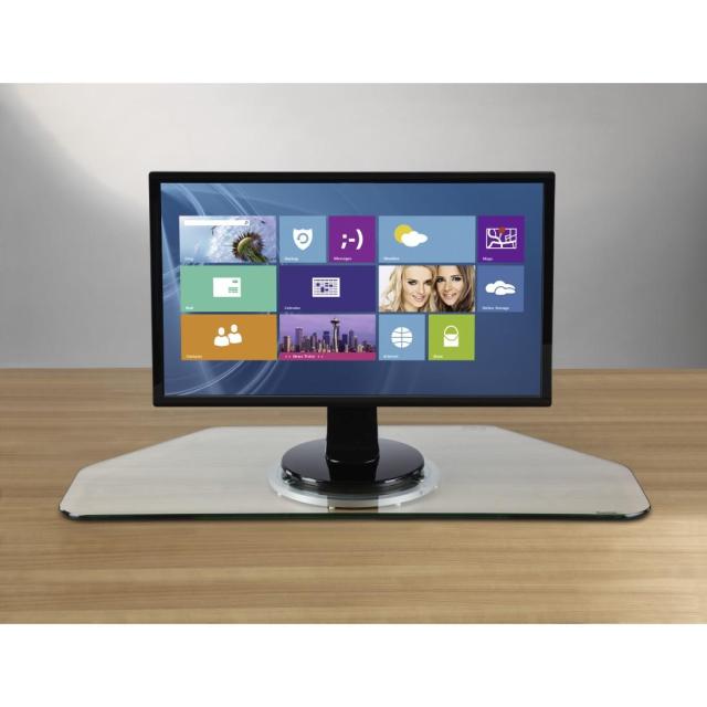 Въртяща се поставка за TV HAMA Rotary, до 107 cm (42"), 60 кг, Прозрачна
