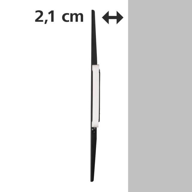 Стенна стойка за TV HAMA, Фиксирана, 90", 75 кг, 5 звезди, Черен