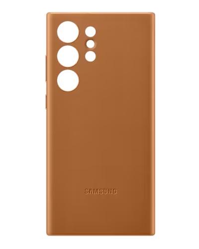 Калъф Samsung S23 Ultra S918 Leather Cover, Camel