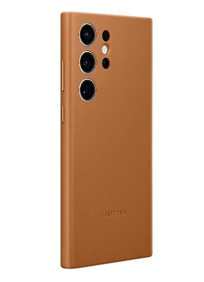 Калъф Samsung S23 Ultra S918 Leather Cover, Camel