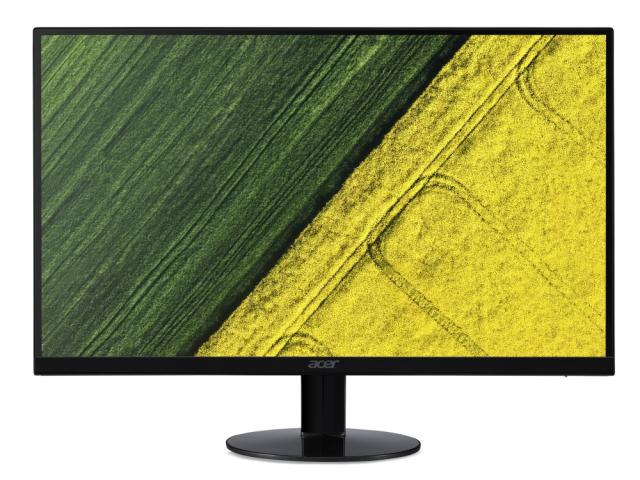 Монитор Acer SA240YBbmipux, 23.8", IPS, ZeroFrame, AG, Ultra-thin, FreeSync, 1ms, 75hz, 1920x1080 FHD, Flicker-Less, Blue Light Filter, 100M:1 DCR, 250 cd/m2, DP, HDMI, USB TypeC 15W (for Video input), Audio Out, Speakers 2x2W, Tilt, 2Y warranty, Bla