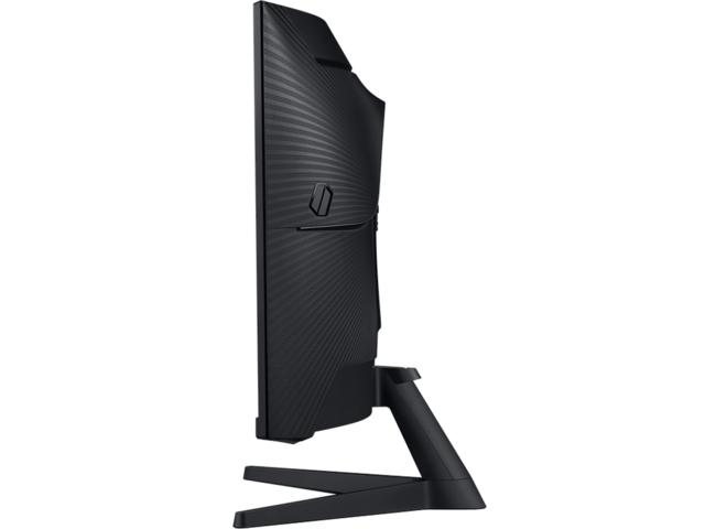 Монитор Samsung C27G55TQ, 27" Odyssey GAMING, Curved 1000R, VA QLED, 144 Hz, 1 ms MPRT, 2560x1440, 300 cd/m2, 2500:1 Contrast, FreeSync Premium, HDR10, Eye Saver Mode, Flicker Free, Game Mode, Display Port 1.2, HDMI 2.0, Headphone Jack,  178°/178°, B