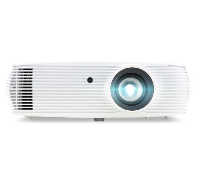 Мултимедиен проектор Acer Projector P5535, DLP, FullHD (1920x1080), 20000:1, 4500 ANSI Lumens, 3D 144Hz, VGAx2, RCA, HDMI/MHL, HDMI, Audio in, RJ45, LAN Control, Speaker 16W, Bluelight Shield, Bag, 2.71kg, White + Logitech Wireless Presenter R400