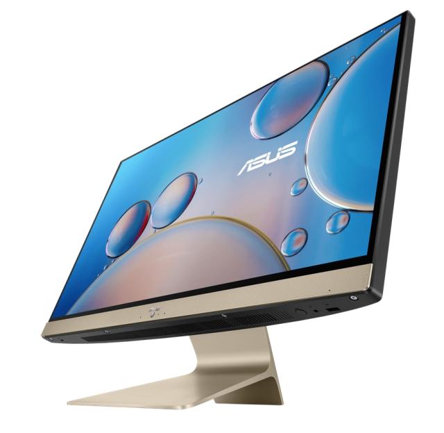 Настолен компютър - всичко в едно Asus Vivo AiO M3700WUAK-BA026M , AMD Ryzen 5 5500U (2.1GHz up to 4.00GHz, 8MB), 27"FHD 1920X1080 16:9, DDR4 8GB SoDIMM, 256GB PCIE G3 SSD, External DVD writer, Drak Grey Wireless Kbd + Mouse US International, NO OS, 