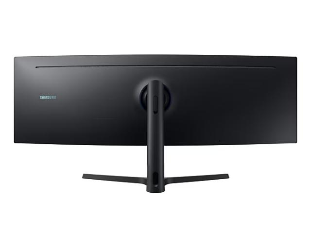 Монитор Samsung 49" 49A950 VA QLED, 120 Hz, 4 ms GTG, 5120x1440, 350 cd/m2, 3000:1, HDR 400, Eye Saver, Flicker Free, USB Type C, LAN, 3xUSB 3.0, Display Port, 2xHDMI, Speakers, Headphone Jack, 178°/178°, Black