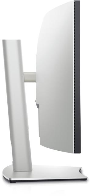 Монитор Dell U3423WE, 34" UltraSharp Curved  AG LED 21:9, IPS, 5ms, 2000:1, 300 cd/m2, WQHD (3440x1440), 98% sRGB, 98% DCI-P3, HDMI, DP, USB-C hub, USB 3.2, RJ-45, 5W speakers, ComfortView, Audio Line-out, Height Adjustable, Swivel, Tilt, Black
