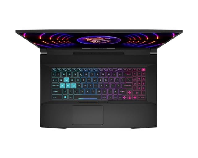 Лаптоп MSI Katana 17 B12VFK, RTX 4060 GDDR6 8GB, 17.3" FHD (1920x1080), 144Hz, (10-ядрен) Intel Core i7 12650H (10C/16T, 24 MB, up to 4.70 GHz), DDR5 8GBx2, 512GB NVMe PCIe SSD Gen4x4, 2x M.2 SSD, Keyboard 1.7mm 99 key 4 zone RGB, Cooler Boost 5, 3-C