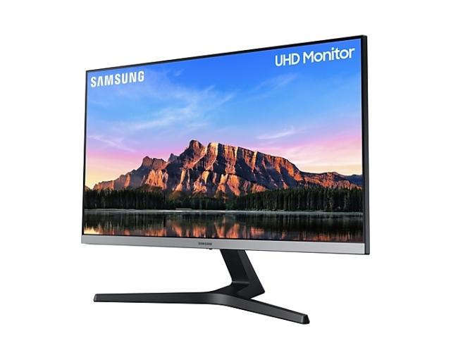 Монитор Samsung U28R550, 28" IPS, 60Hz, 4 ms GTG, 16:9 3840 x 2160, 300 cd/m2, 1000:1 Contrast, HDR10, Mega DCR, FreeSync, Eco Saving Plus, Eye Saver Mode, Flicker Free, Game Mode, 2xHDMI 2.0, Display Port 1.2, Headphone Jack, 178°/178°, Dark Blue Gr