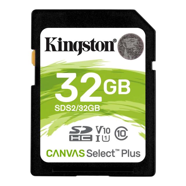 Карта памет Kingston Canvas Select Plus SD 32GB, Class 10 UHS-I