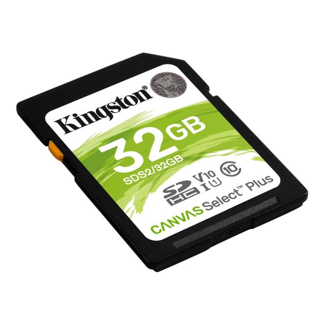 Карта памет Kingston Canvas Select Plus SD 32GB, Class 10 UHS-I