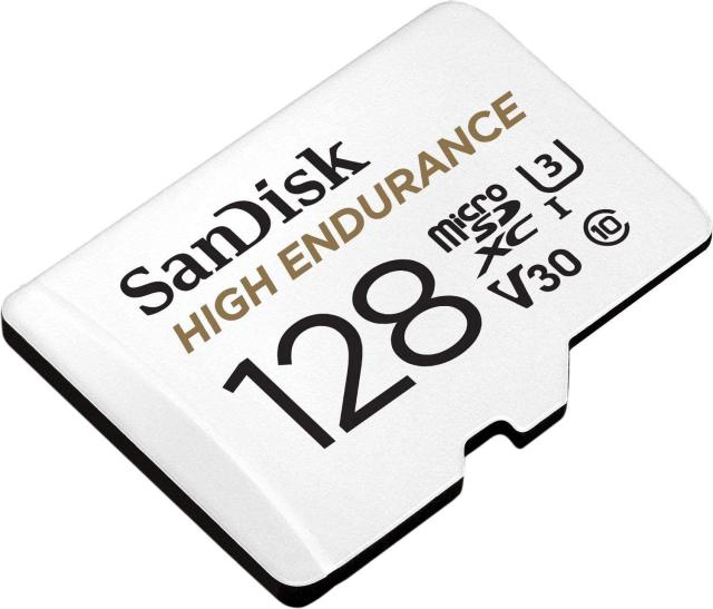 Карта памет SANDISK High Endurance micro SDHC UHS-I, A1, SD Адаптер, 128GB, Class 10, 100Mb/s