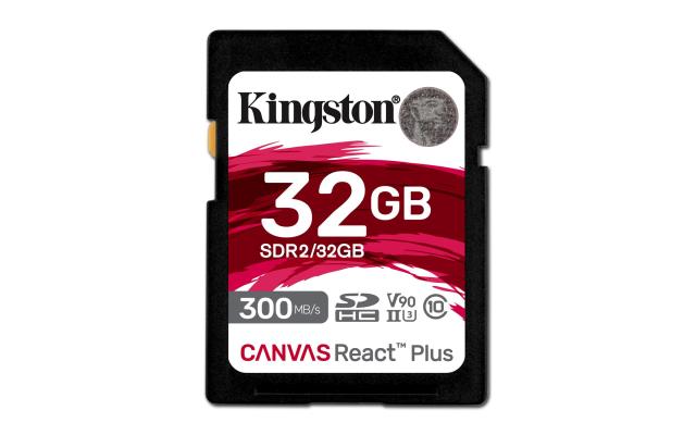 Карта памет Kingston Canvas React SDHC 32GB, UHS-II