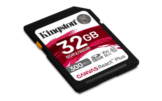 Карта памет Kingston Canvas React SDHC 32GB, UHS-II
