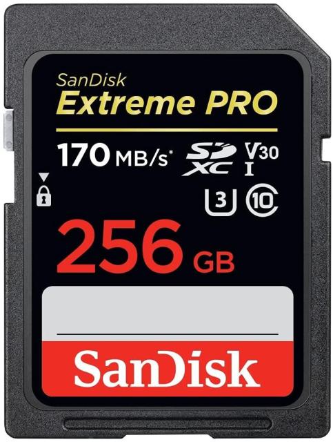Карта памет SANDISK Extreme PRO®, SDHC/SDXC, 256GB Class 10, U3, 170 Mb/s