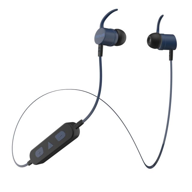 Слушалки Maxell BT100 SOLID, микрофон, Bluetooth, тип "тапи", Сини