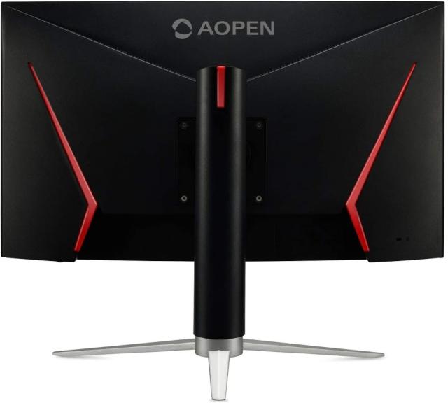 Монитор Aopen powered by Acer 27HC2URPbmiiphx, 27'' 16:9, VA LED QHD (2560x1440) 400nit, 1500R Curve, 4ms, FreeSync Premium, up to 165Hz, Zerfoframe, 100M:1 ACM, 250cd/m2, DVI, 2xHDMI, DP, 2x3W, Audio out, Height Adj., Tilt, VESA DisplayHDR 400, Blac
