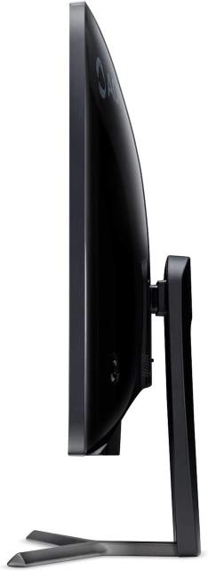 Монитор Aopen powered by Acer 32HC1QURPbidpx, 31.5'' 16:9, VA LED QHD (2560x1440) 250 nit, 1800R Curve, 4ms, FreeSync Premium, up to 144Hz, Zeroframe, 100M:1 ACM, 250cd/m2, DVI, HDMI, DP, Audio out, Tilt, VESA, Black