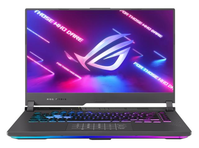 Лаптоп Asus ROG Strix G15 G513RM-LN397, AMD Ryzen 7-6800H (8-core/16-thread, 20MB cache, up to 4.7 GHz max boost) 15.6"  IPS AG WQHD (2560 x 1440) 16:9,240Hz, 16GB DDR5 4800Mhz(2*8),PCIE NVME 1TB M.2 SSD, RTX 3060 6GB GDDR6,WiFi 6,RGB Kbd, No OS, Ecl
