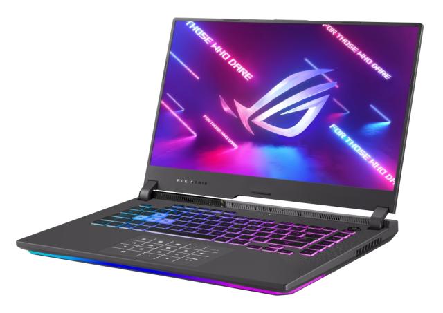 Лаптоп Asus ROG Strix G15 G513RM-LN397, AMD Ryzen 7-6800H (8-core/16-thread, 20MB cache, up to 4.7 GHz max boost) 15.6"  IPS AG WQHD (2560 x 1440) 16:9,240Hz, 16GB DDR5 4800Mhz(2*8),PCIE NVME 1TB M.2 SSD, RTX 3060 6GB GDDR6,WiFi 6,RGB Kbd, No OS, Ecl