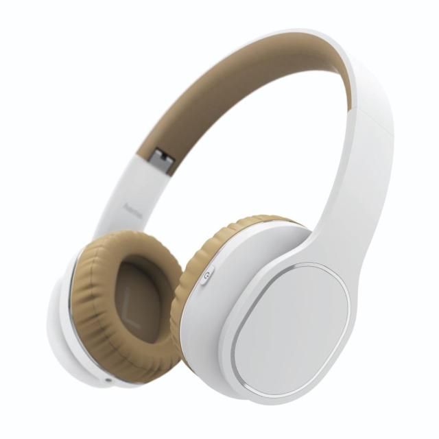 Слушалки Hama Touch, Bluetooth, Стерио, микрофон, Бели