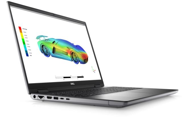 Лаптоп Dell Precision 7670, Intel Core i7-12850HX (16 cores, 25 MB cache, up to 4.80 GHz), 16" FHD+ (1920x1200) AG 500 nits, 16GB, 32GB, 1x32GB NECC 4800MHz DDR5, 1 TB SSD PCIe M.2, NVIDIA RTX A2000, 8 GB GDDR6, Wi-Fi 6E, BT, Backlit Kbd, Windows 11 