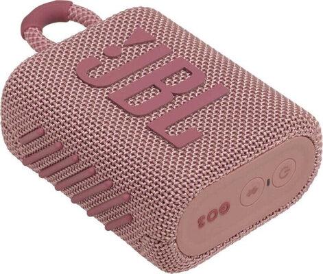 Тонколони JBL GO 3 PINK Portable Waterproof Speaker