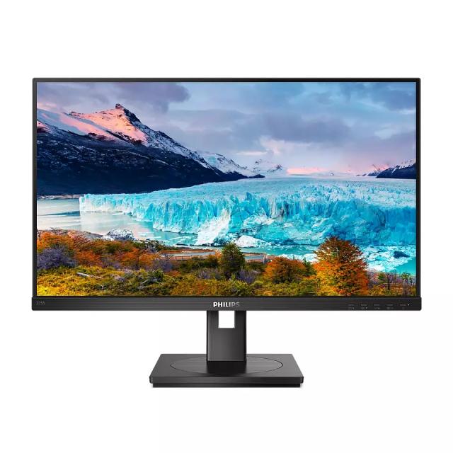 Монитор Philips 275S1AE, 27" IPS WLED, 2560x1440@75Hz, 4ms GtG, 300cd m/2, 1000:1, DCR 50m:1, Adaptive Sync, FlickerFree, Low Blue Mode, 2Wx2, Tilt, Height Adjust, Pivot, Swivel, DVI, HDMI