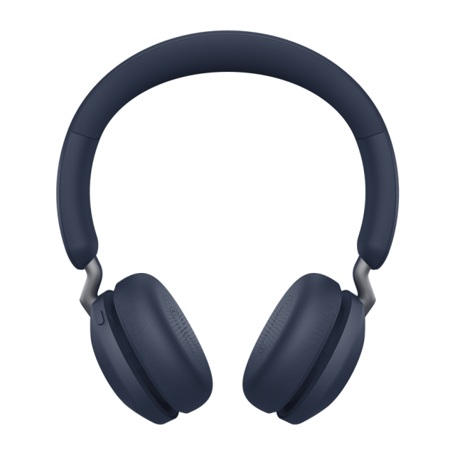 Слушалки Jabra ELITE 45h (100-91800004-60), безжични, Bluetooth, PNC, USB-C, сини