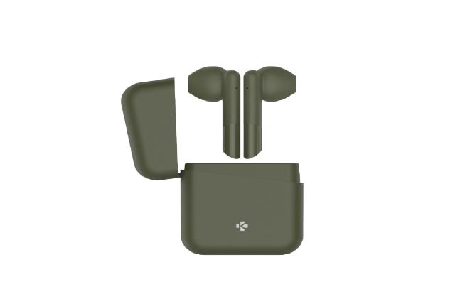 Слушалки MyKronоz ZeBuds Lite (Kakhi), Bluetooth, микрофон, с кутия за зареждане, Зелени