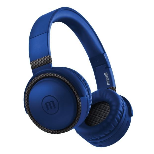 Слушалки Maxell BTB52, безжични, Bluetooth, микрофон, Сини