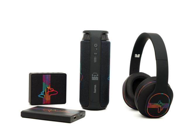 Слушалки Hama HaHaHa VIBE, безжични Bluetooth, Стерео, Микрофон, Потискане на шума, Черен