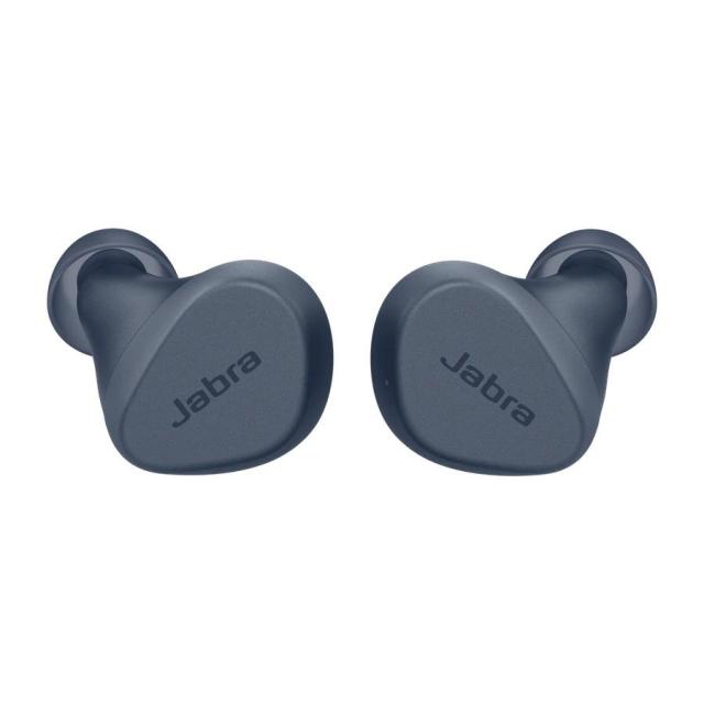 Слушалки Jabra Elite 2 Navy (91400003), безжични, Bluetooth, микрофон, тип "тапи", IP55 водоустойчивост, Сини