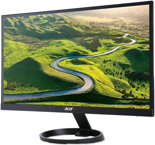 Монитор Acer R241YBbmix, 23.8'' IPS LED, 1920x1080, ZeroFrame, FreeSync, UltraSlim, 1ms, 100M:1, 250 cd/m2, VGA, HDMI, MM Audio Out, Black