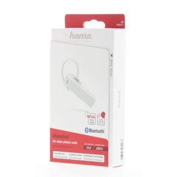 Слушалка  HAMA MyVoice1500, In-Ear, Bluetooth, Контрол на звука, Бели