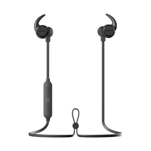 Слушалки Creative Outlier ONE V2, безжични, Bluetooth, микрофон, Черни