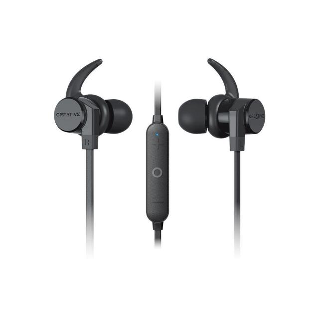 Слушалки Creative Outlier ONE V2, безжични, Bluetooth, микрофон, Черни