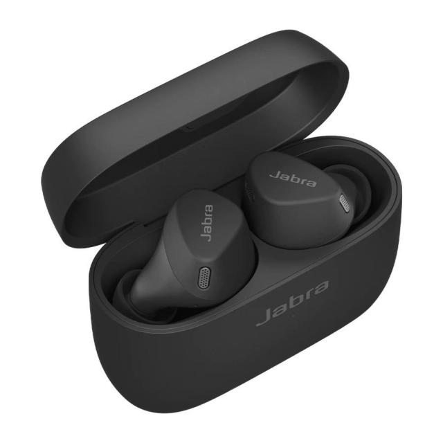 Слушалки Jabra Elite 4 Active (100-99180000-60), тип "тапи" безжични, микрофон, Bluetooth, IP57 защита, Черни