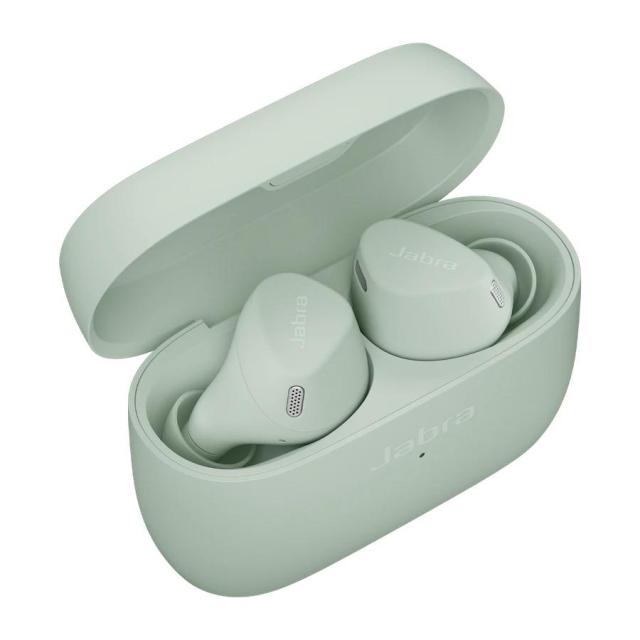 Слушалки Jabra Elite 4 Active (100-99180002-60), тип "тапи" безжични, микрофон, Bluetooth, IP57 защита, Бели