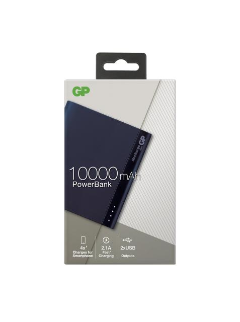 Външна батерия GP B10A, 10 000 mAh, син