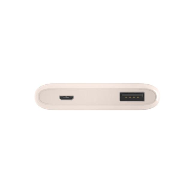 Външна батерия HAMA SLIM 5HD, 5 000 mAh, LiPolym, USB-A, Розов
