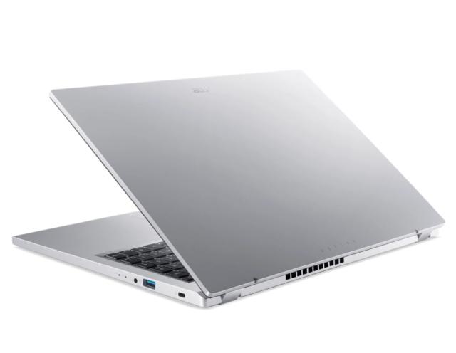 Лаптоп Acer Aspire 3, A315-24P-R1PN, AMD Ryzen 5 7520U (2.8GHz up to 4.30GHz, 4MB), 15.6" FHD IPS (1920x1080) AG, HD Cam, 8GB LPDDR5, 512GB SSD PCIe, Radeon 610M Graphics, HD Cam + Mic, 802.11AX, BT 5.2, Linux, Silver