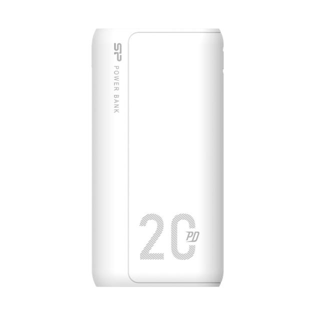 Външна батерия Silicon Power QS15, 20000 mAh, Бял