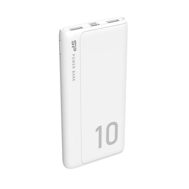 Външна батерия Silicon Power GP15 10 000 mAh, Бяла