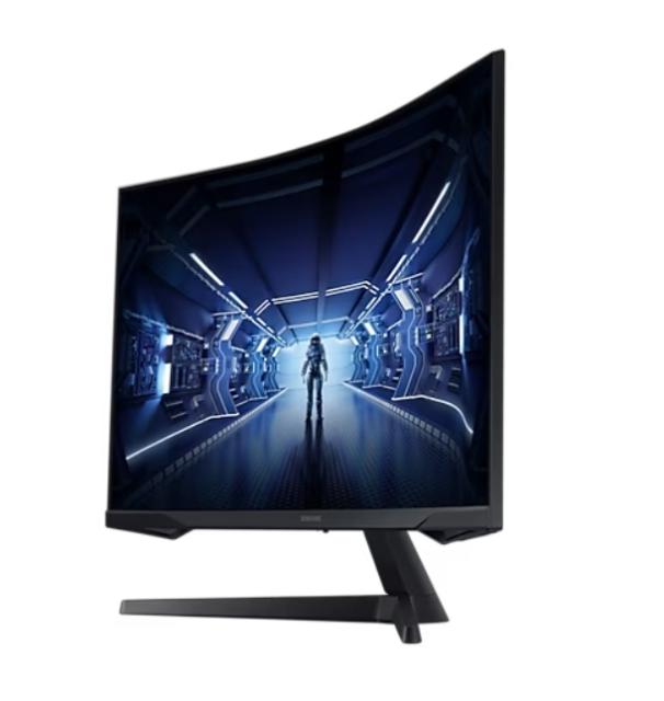 Монитор Samsung LC32G55TQ, 32" CURVED VA, 1000R, 144 Hz, 1 ms GTG, 2560 x 1440, HDR10, 250 cd/m2, 2500:1 Contrast, Mega DCR, Eye Saver, Flicker Free, FreeSync Premium, Black Equalizer, Low Input Lag, DP 1.2, HDMI 2.0, Headphone, 178°/178°, Black