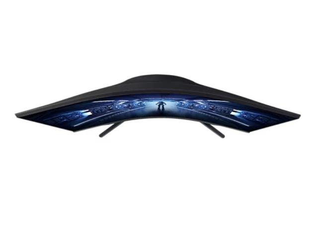 Монитор Samsung LC32G55TQ, 32" CURVED VA, 1000R, 144 Hz, 1 ms GTG, 2560 x 1440, HDR10, 250 cd/m2, 2500:1 Contrast, Mega DCR, Eye Saver, Flicker Free, FreeSync Premium, Black Equalizer, Low Input Lag, DP 1.2, HDMI 2.0, Headphone, 178°/178°, Black