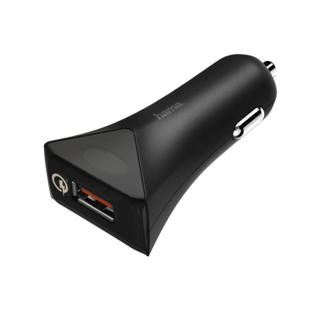Зарядно за кола HAMA Qualcomm® Quick Charge™ 3.0 178239, USB-A Черно,3А