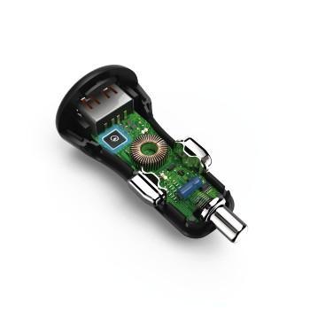 Зарядно за кола HAMA Qualcomm® Quick Charge™ 3.0 178239, USB-A Черно,3А